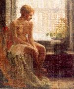 Mulhaupt, Frederick John Nude Seated by a Window oil painting picture wholesale